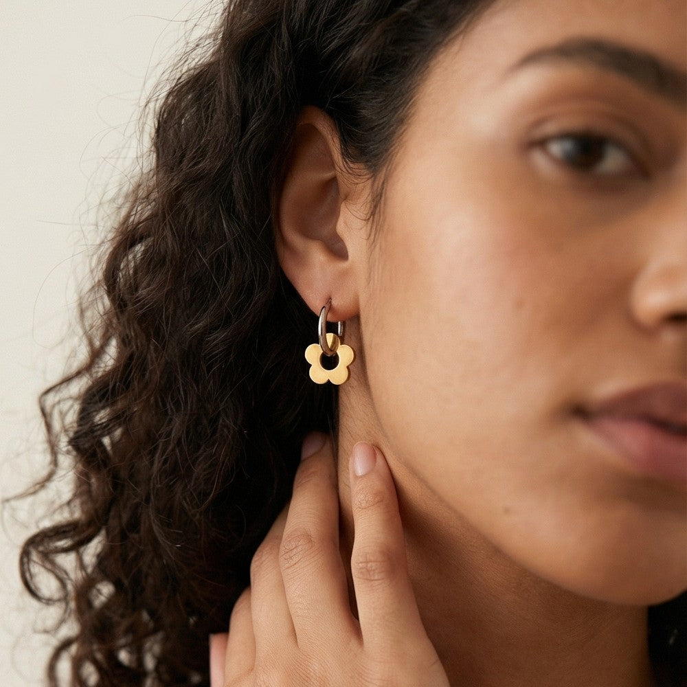 Silver Fiorella Earrings