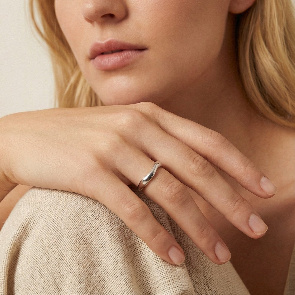 Silver Linnea Ring