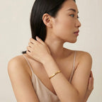 Aurora Honeycomb Bangle